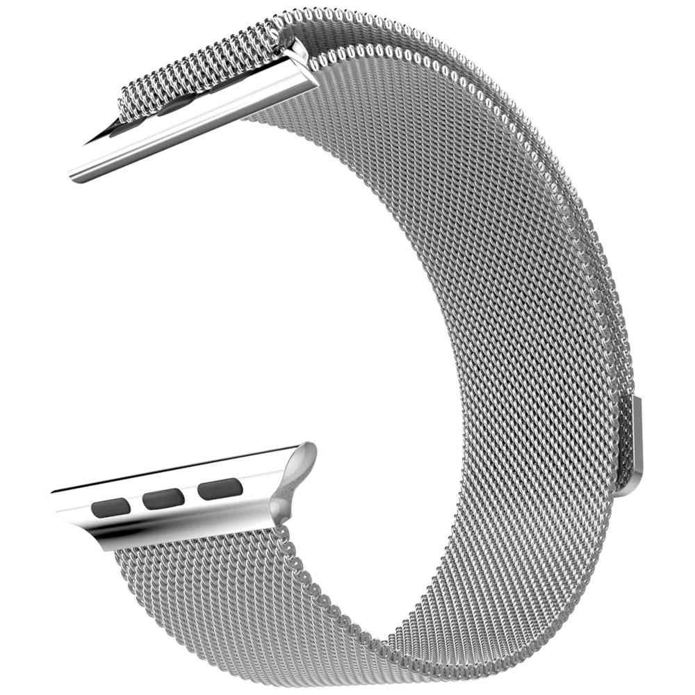 Ремешок для Apple Watch 38 мм / 40 мм миланский сетчатый браслет, Silver
