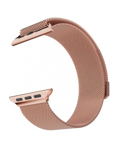 Ремешок для Apple Watch 38 мм / 40 мм миланский сетчатый браслет, Rose Gold