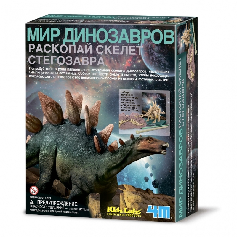 Набор 4M Скелет Стегозавра (00-03229)