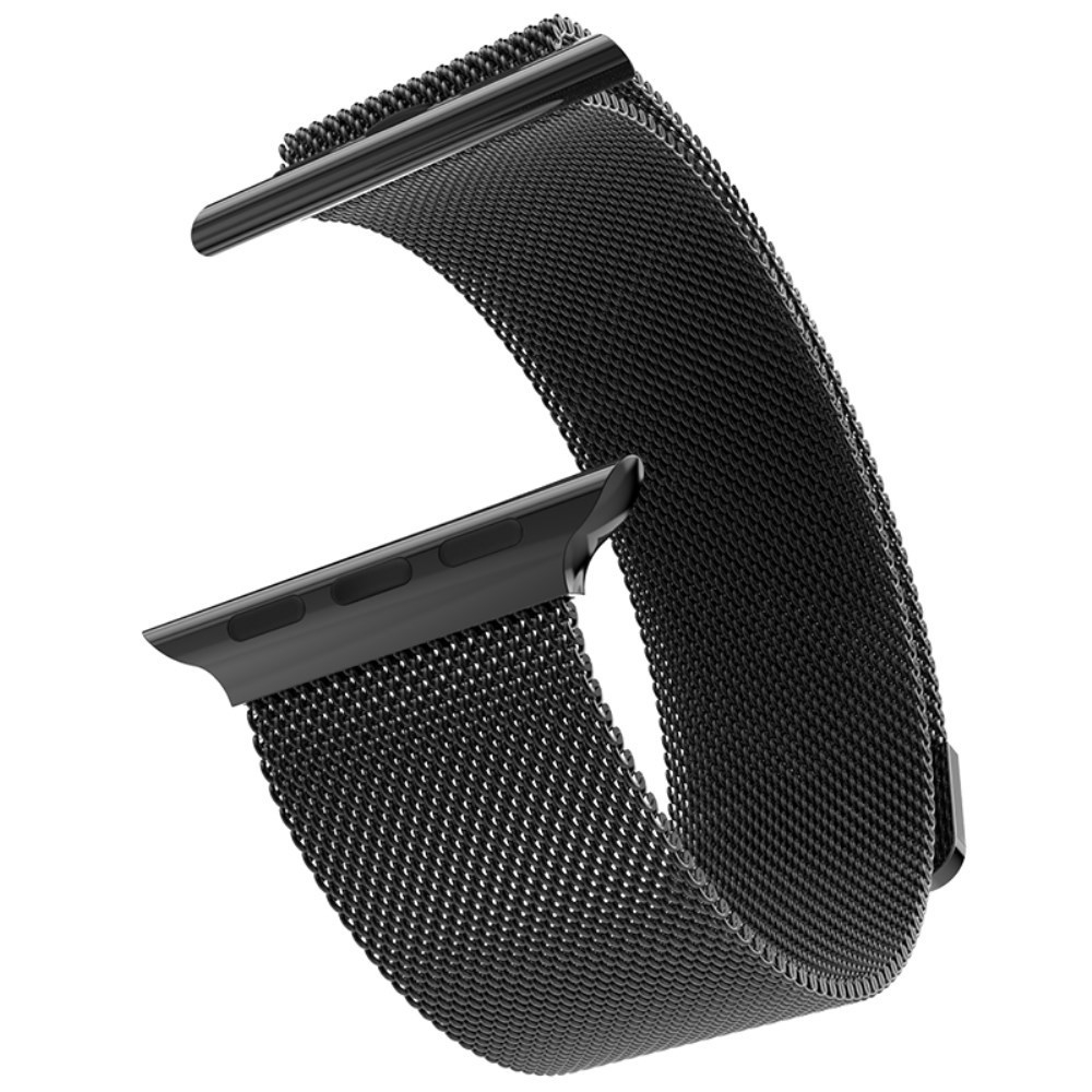 Ремешок для Apple Watch 38 мм / 40 мм миланский сетчатый браслет, Black