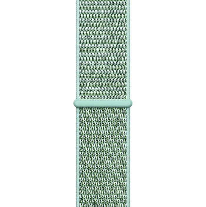 Ремешок для Apple Watch 38 мм / 40 мм нейлоновый, мятный