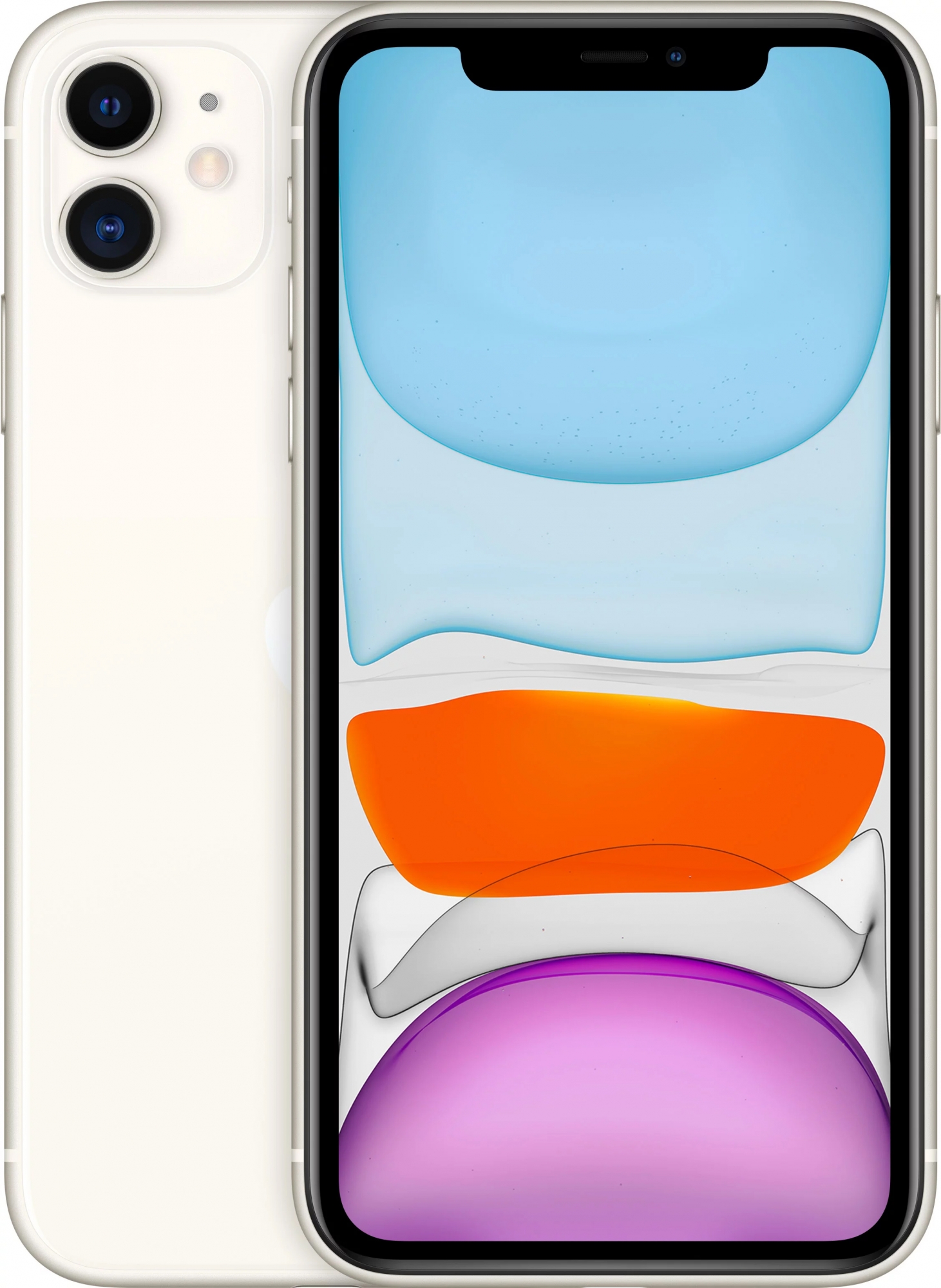 Смартфон Apple iPhone 11 64Gb White (MWLU2RU/A)