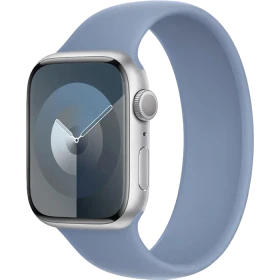 Apple Watch Series 9, 41 мм, серебристый алюминий, Winter Blue Solo Loop (MR9M3)