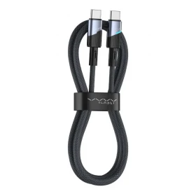 Кабель Vyvylabs Superb Series Fast Charging Cable Type-C to Type-C 100W, 2м, Серый (VCJLCC101-GY)