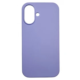 Накладка Silicone Case для iPhone 16, Лиловая