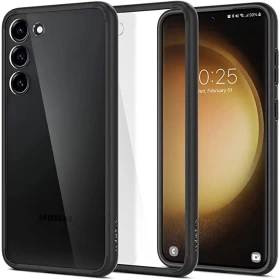 Чехол Spigen Ultra Hybrid для Samsung Galaxy S23, Чёрный (ACS05715)