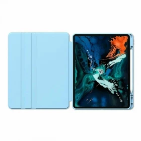 Чехол Smart Case With Pencil Holder для iPad Pro 12.9" (2020/2021/2022), Голубой