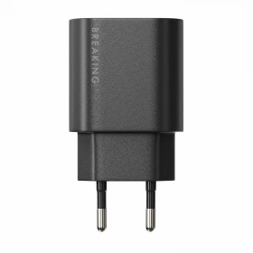 Сетевое зарядное устройство Breaking USB-C WC14 25W, Чёрное