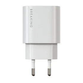 Сетевое зарядное устройство Breaking USB-C WC14 25W, Белое