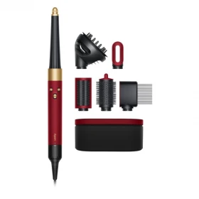 Стайлер для волос Dyson AirWrap ID Complete Long Diffuse HS08, Red Velvet/Gold, подарочный кейс для хранения