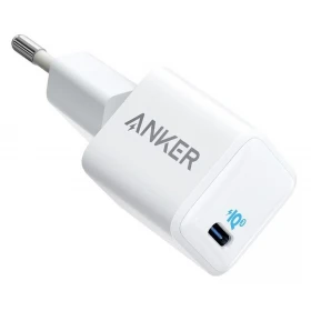 Сетевое зарядное устройство Anker PowerPort III Nano 20W, Белое (A2633322)