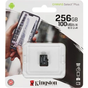 Карта памяти Kingston 256GB MicroSDXC Class 10 Canvas Select Plus 100MB/s (SDCS2/256GBSP)