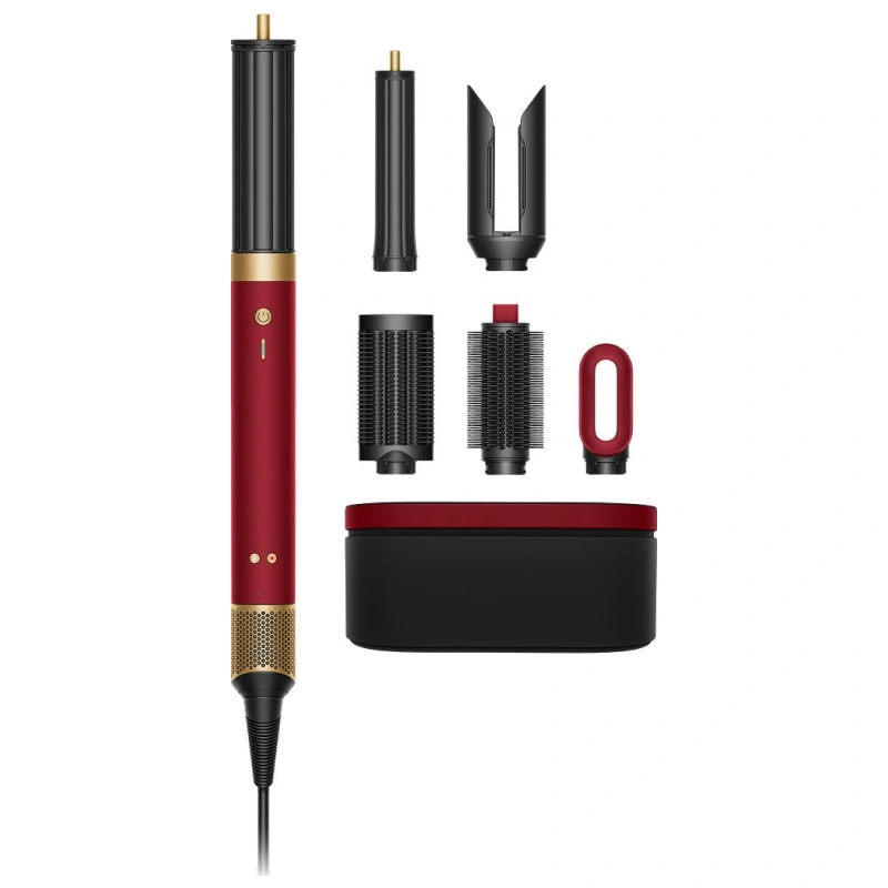 Стайлер для волос Dyson AirWrap HS09 Co-anda 2x, Red velvet/Gold (подарочный кейс для хранения). Фото 1