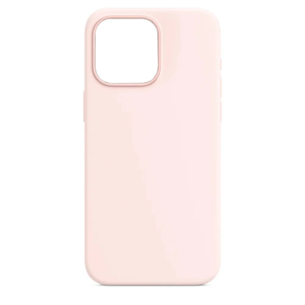 Накладка Silicone Case для iPhone 15 Pro, Пудровая. Фото 1