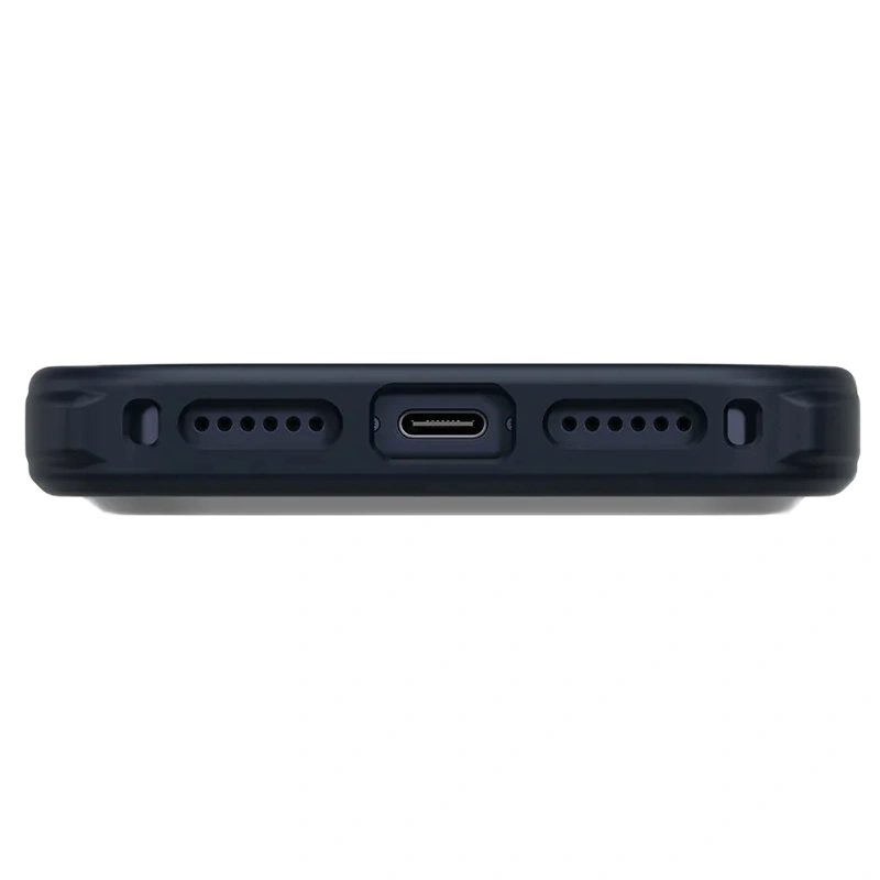 Накладка Uniq Tough Aramid Protective Case MagSafe для iPhone 17 Pro Max, Синяя (IP6.9P(2025)-KEVAMTBLU). Фото 4