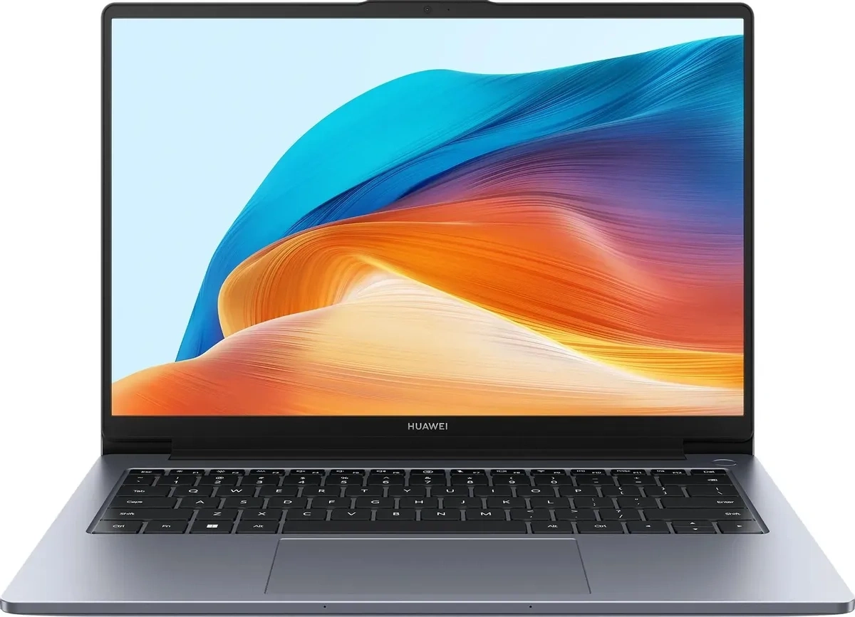 Huawei MateBook D 14 2024 Space Gray (MDG-X) (14", Intel Core i5 13420H, 16GB, 512GB SSD, Intel UHD Graphics, no OS) 53014BSB. Фото 1