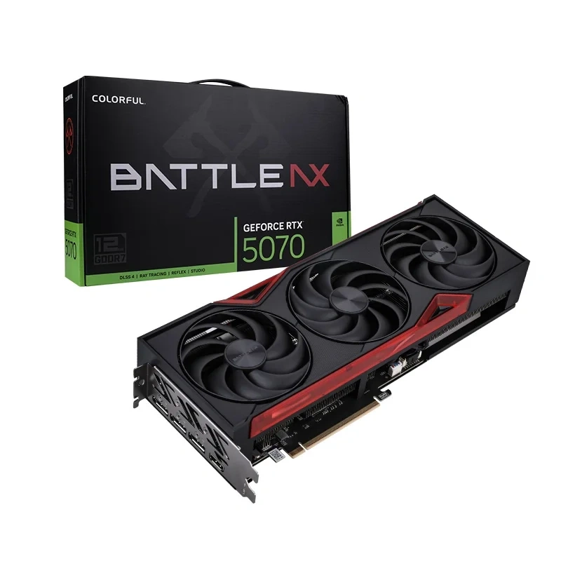 Видеокарта ColorFul GeForce RTX 5070 Battle AX 12GB GDDR7 192 bit PCIe 5.0. Фото 5