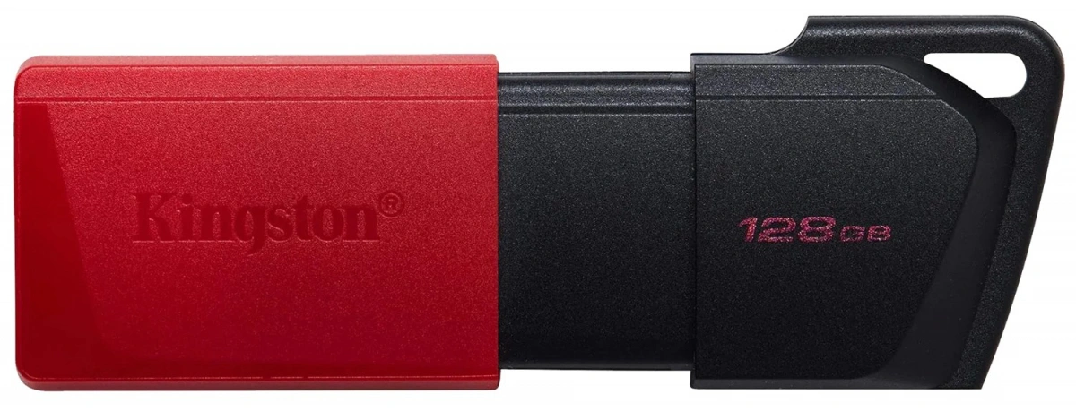 Накопитель Kingston DataTraveler Exodia M 128Gb USB 3.2, (DTXM/128GB) чёрный/красный. Фото 1