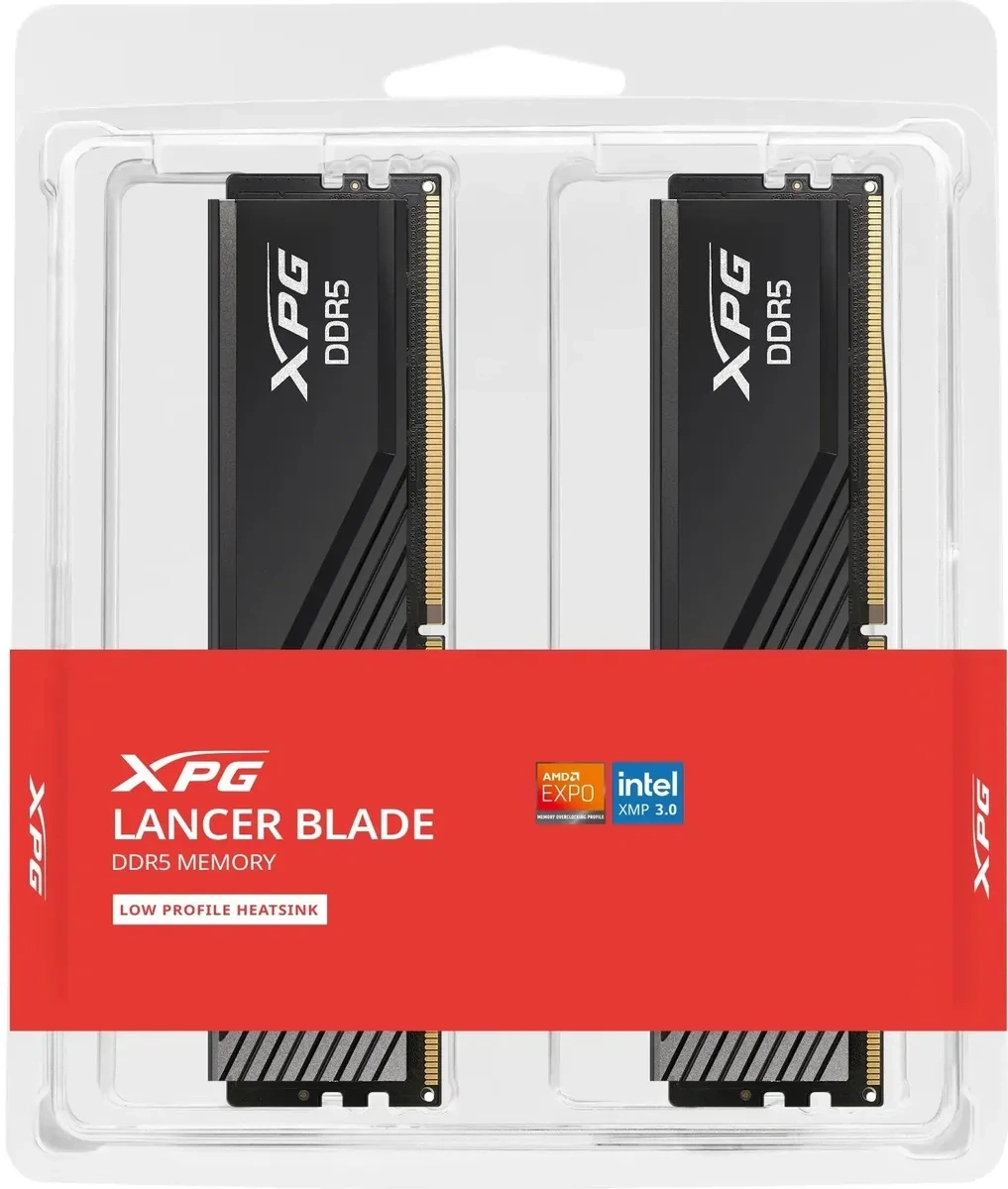 Оперативная память ADATA XPG Lancer Blade 32GB (2x16GB) DDR5-6000 DIMM Black (AX5U6000C3416G-DTLABBK). Фото 5