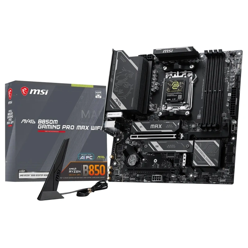 Материнская плата MSI B850M GAMING PRO MAX (AM5, mATX). Фото 5