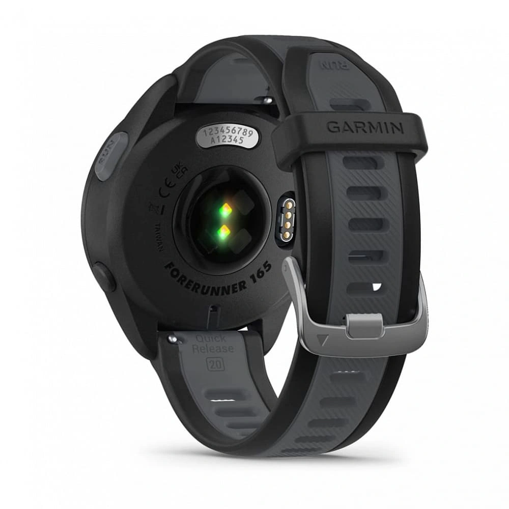 Умные часы Garmin Forerunner 165 Amoled Black/Slate Grey. Фото 5