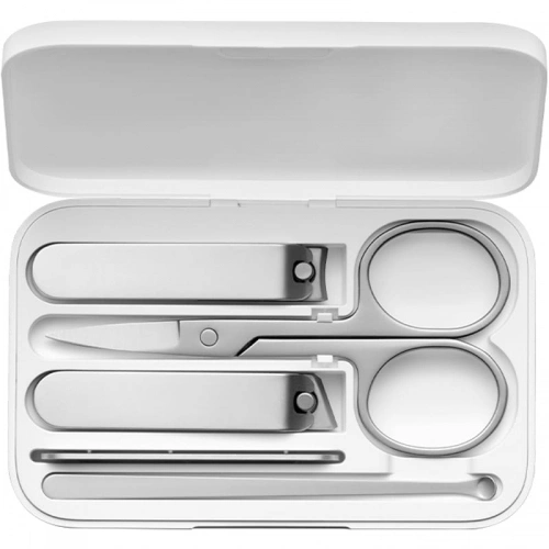 Маникюрный набор Mijia Nail Clipper Five Piece Set, Серебристый (MJZJD002QW). Фото 1