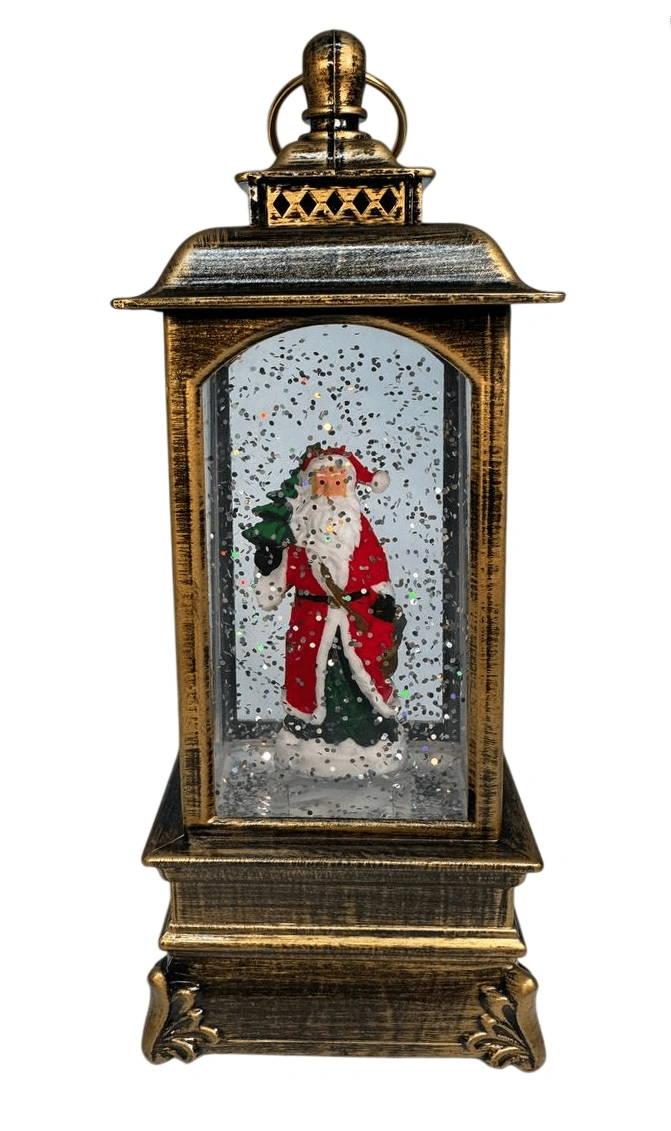 Декоративный светильник Дед мороз с елкой (DS018A) маленький. Фото 1