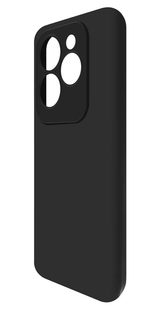 Накладка Krutoff Soft Case для Infinix Hot 40/40 Pro, Чёрная. Фото 2