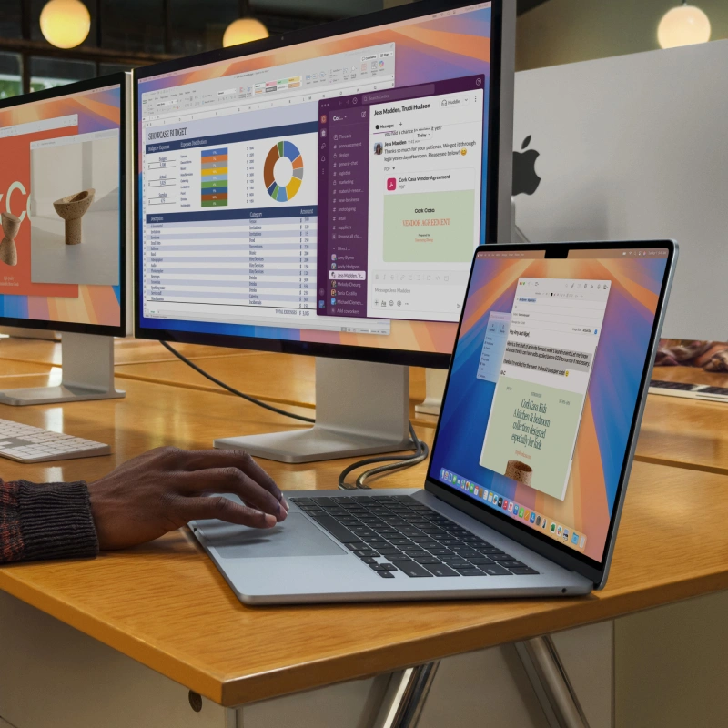 Apple MacBook Air 15" 2025 Серебристый (MW1G3) (M4, 10C CPU/10C GPU, 16 ГБ, 256 ГБ SSD). Фото 7