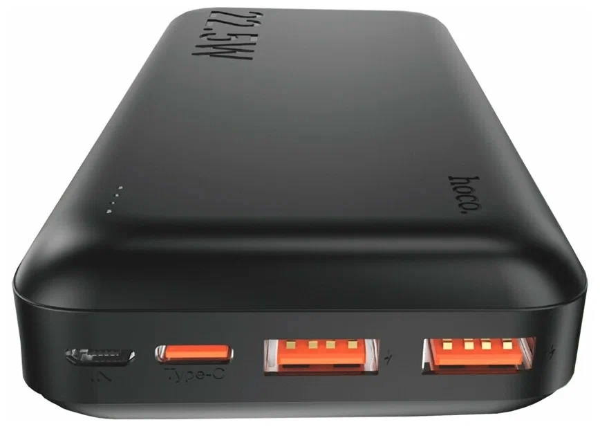 Внешний аккумулятор Hoco J101A 20000mAh, Чёрный. Фото 4