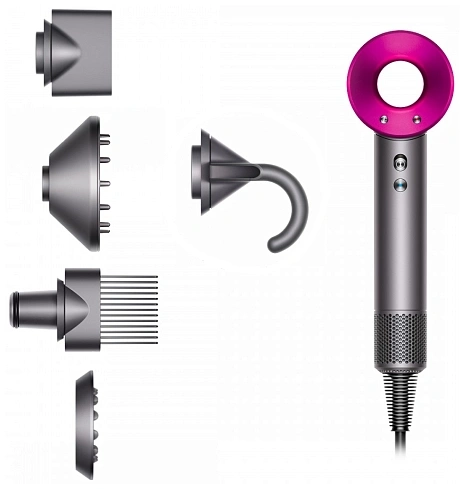 Фен Dyson Supersonic HD07, Nickel/Fuchsia. Фото 1