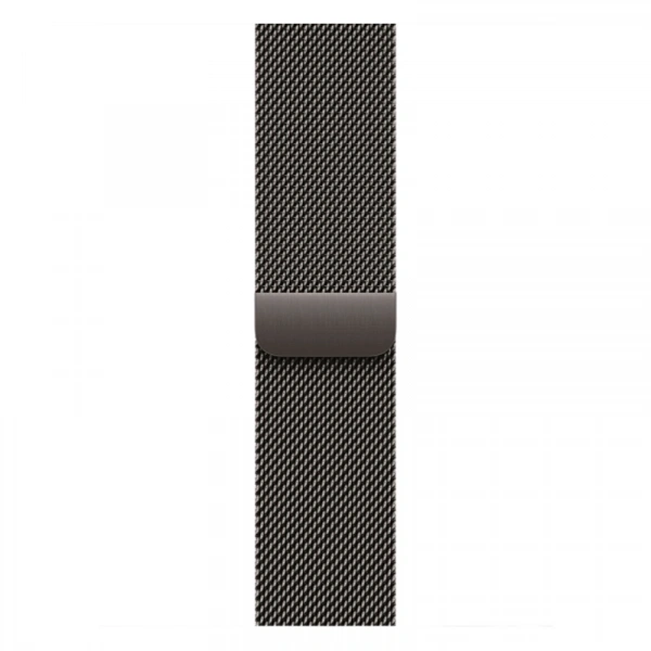 Apple Watch Series 11 GPS + Cellular, 46 мм, Slate Titanium, Миланская петля "Slate", S/M (MFD34). Фото 3