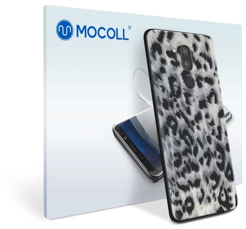 Защитная пленка Mocoll для корпуса ШЕРСТЬ (Wild Animal Style Spot), Снежный барс. Фото 1