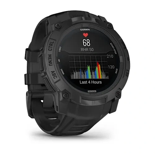 Умные часы Garmin Instinct 3 50mm, Amoled, Tactical Edition, Black with Black Band (010-03020-90). Фото 3