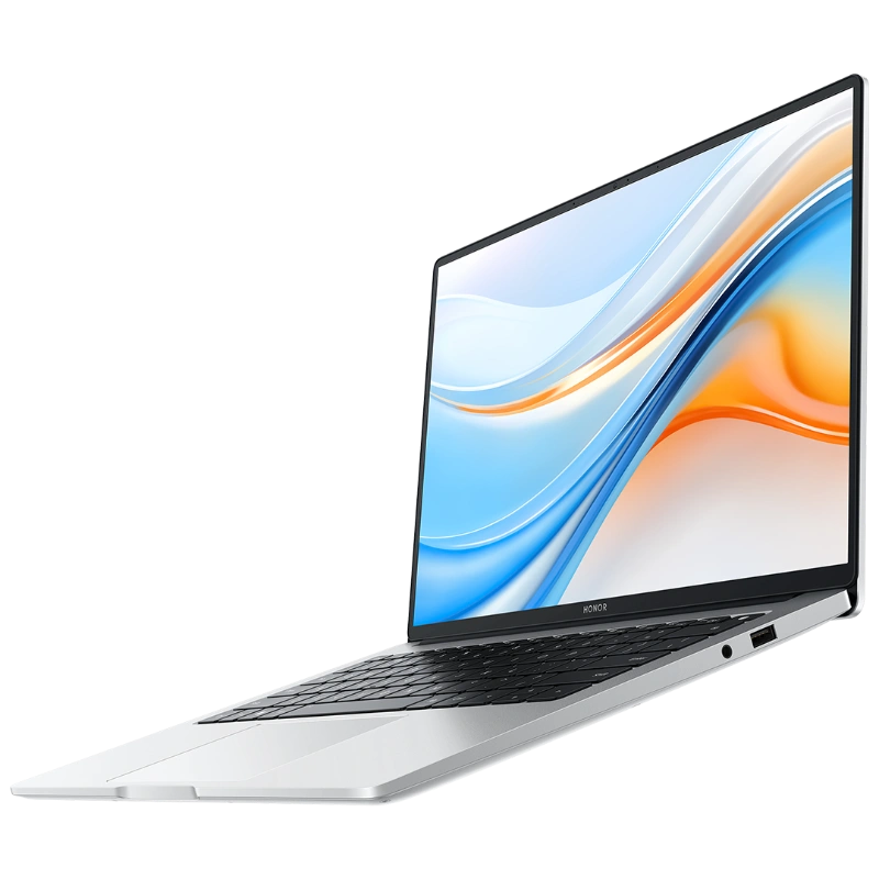 Honor MagicBook X14 Plus Silver (FMI-76) (5301AJMC) (14", Ryzen 7 8845HS, 16ГБ, 512ГБ SSD, AMD Radeon 780M, Windows 11). Фото 6