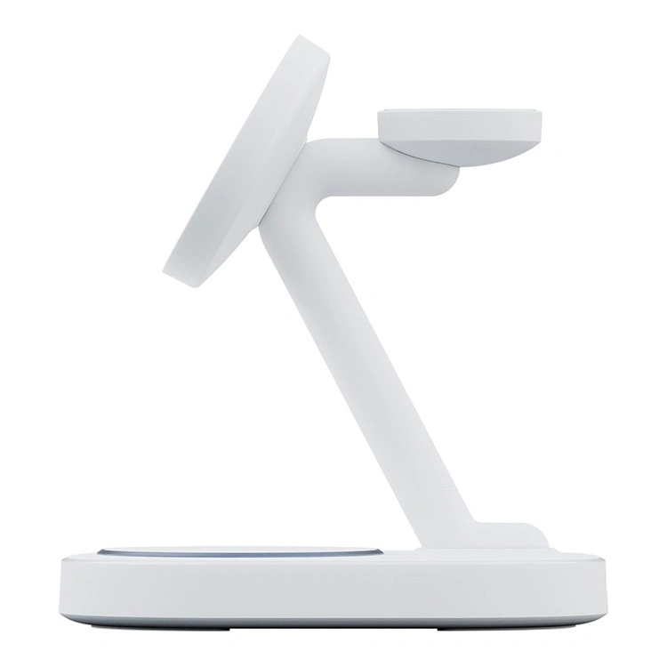 Беспроводная зарядная станция EnergEA Bazic GoMag Station 2, White (GM-STNQI2-WHT). Фото 3