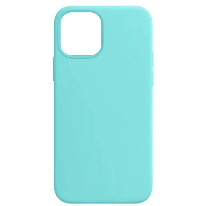 Накладка Silicone Case для iPhone 14, Бирюзовая. Фото 1
