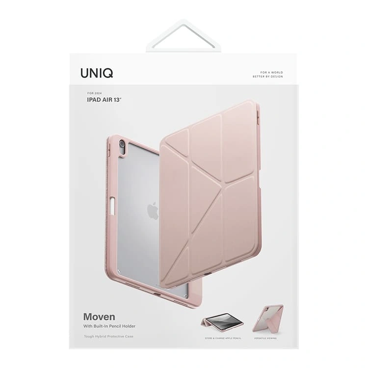 Чехол Uniq для iPad Air 13 M3, M2 Moven, Pink (PDA13(2024)-MOVPNK). Фото 4