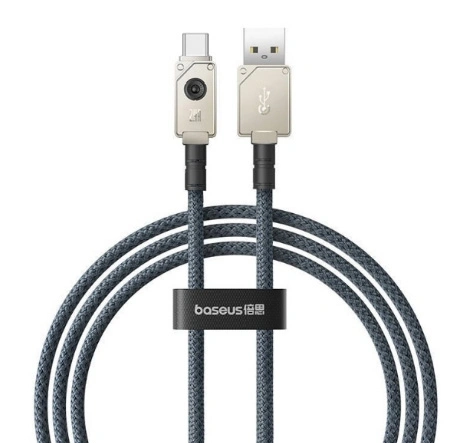 Кабель Baseus Unbreakable Series Fast Charging Data Cable USB to Type-C 100W 1m, Белый (P10355801221-00). Фото 1