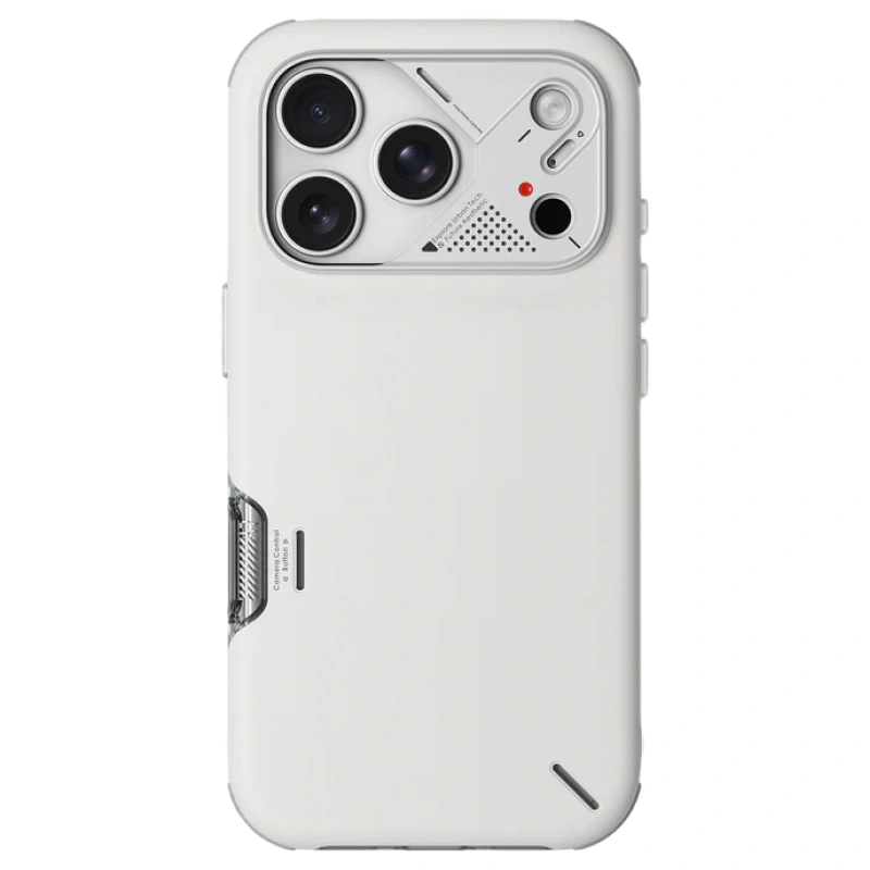 Накладка Aulumu для iPhone 17 Pro Max A17 Slim Shockproof, Белая (A17-SP-WT-PM). Фото 1