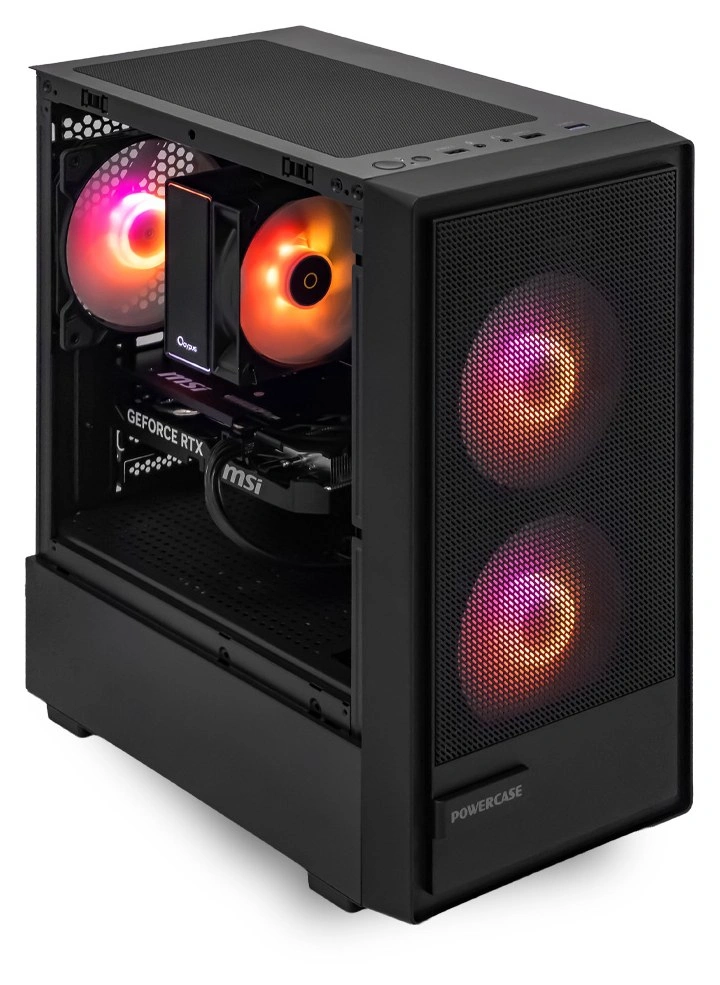 Системный блок CORE M (SM02 Ryzen 5 5600, 32Гб DDR4, RTX5060, SSD 1Тб M.2, MSI B550M-B, 650Вт). Фото 2