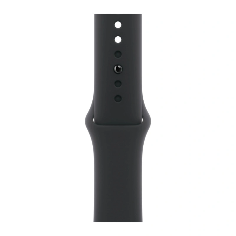 Apple Watch Series 10, 42 мм, серебристый алюминий, спортивный ремешок цвета "Black", M/L (MWWW3). Фото 3