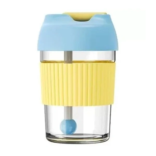 Термокружка Kiss Kiss Fish Rainbow 365ml, Blue Yellow (G-U36W). Фото 1