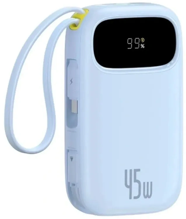 Внешний аккумулятор Baseus EnerFill FC31 10000mAh Qpow 3 45W, Голубой (E0028C03). Фото 2