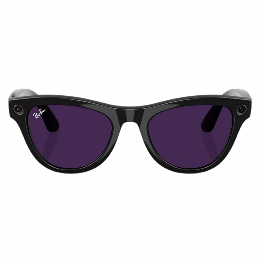 Умные очки Ray Ban Skyler (Gen 1) RW4010 Чёрный глянцевый/Аметистовый фотохром M 150-52mm (601/CH52). Фото 3