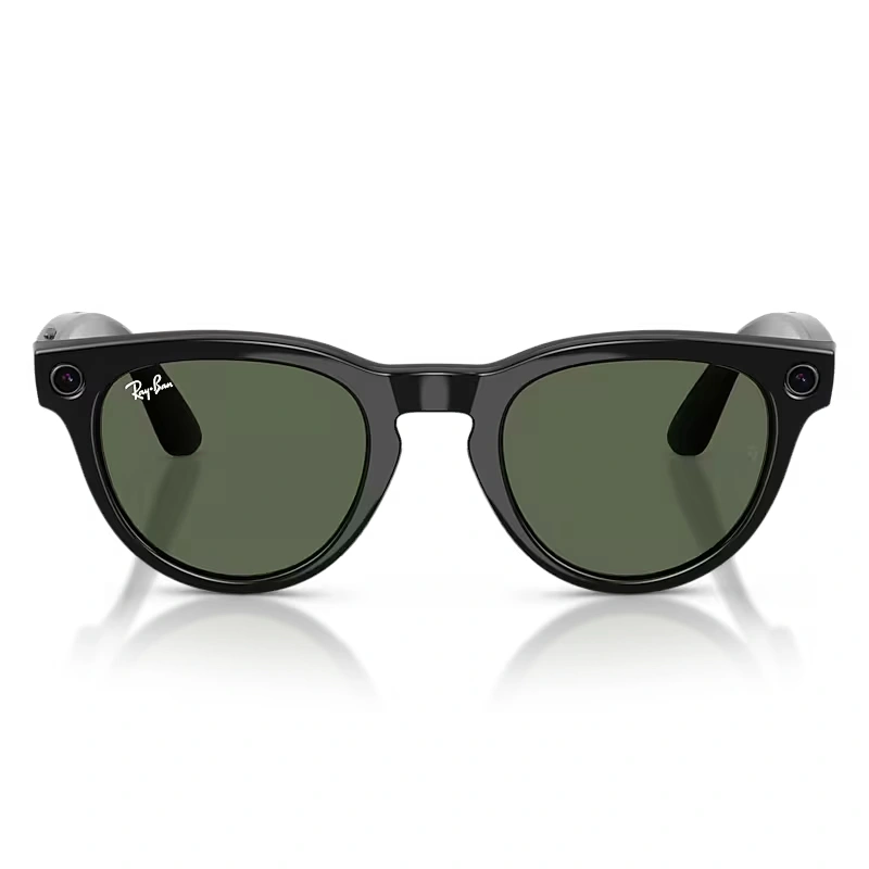 Умные очки Ray Ban Headliner (Gen 2) RW4013 Глянцевый чёрный/Зелёный фотохром M 150-50 (601/7150). Фото 2