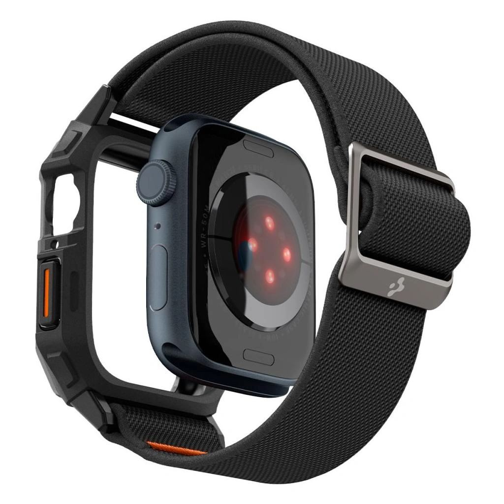 Ремешок Spigen Lite Fit Pro для Apple Watch 42/44/45/49мм, Чёрный (ACS07103). Фото 3