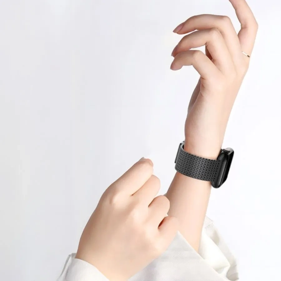 Ремешок Wiwu для Apple Watch 38/40/41/42мм Domino Watch Band, Black (Wi-WB002). Фото 4