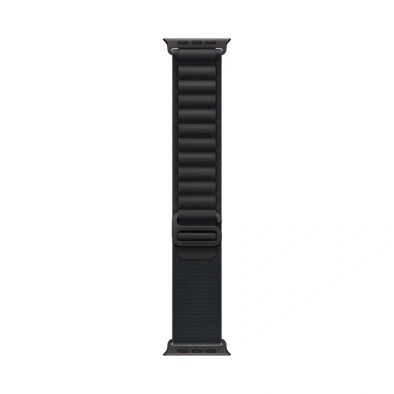 Apple Watch Ultra 3 (2025) GPS+Cellular 49mm, Black Titanium ремешок "Black Alpine Loop" L 165-210 mm (MF0X4). Фото 3