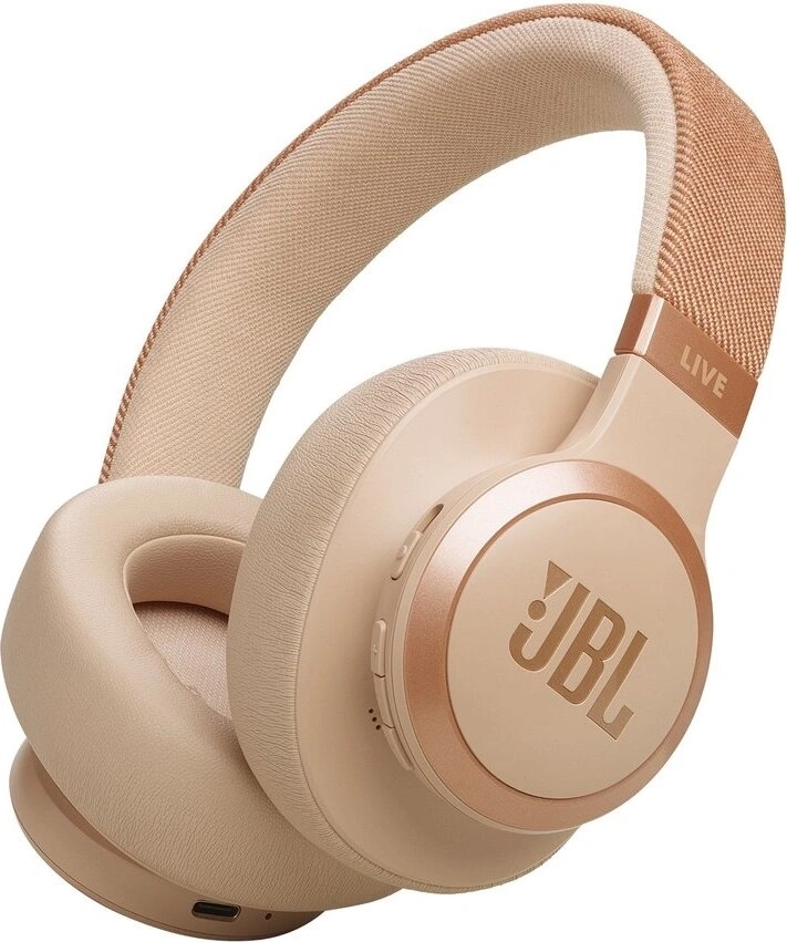 Беспроводные наушники JBL Live 770NC, Золотой. Фото 1
